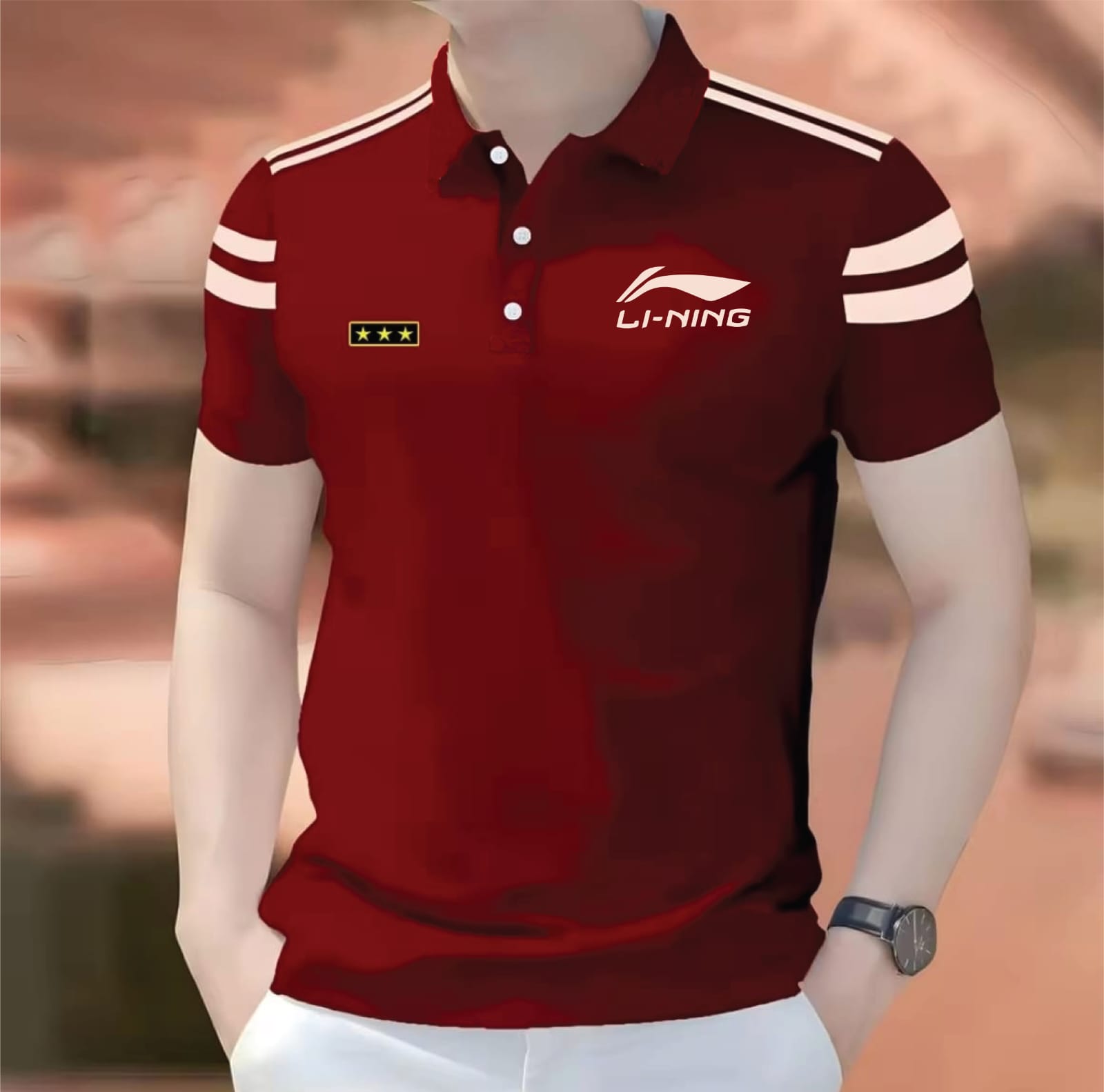 Super Premium PK Cotton Polo Shirt For Men's [3star Maroon]